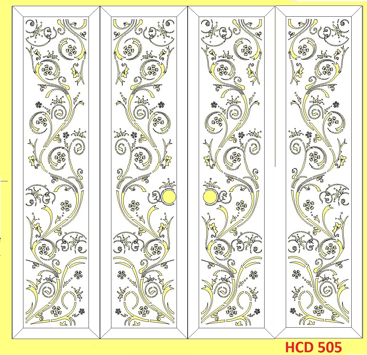 Cửa cổng - HCD 505